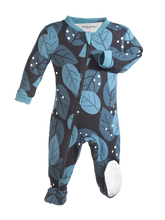 Load image into Gallery viewer, ZippyJamz You're Unbe-leaf-able Footed Zipper Sleeper
