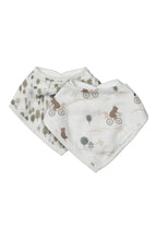 Load image into Gallery viewer, Loulou Lollipop Muslin Bandana Bib Set
