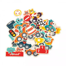 Load image into Gallery viewer, Janod Car Magnets 24 Pieces