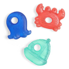 Load image into Gallery viewer, Itzy Ritzy Cutie Coolers 3PK Water Filled Teethers