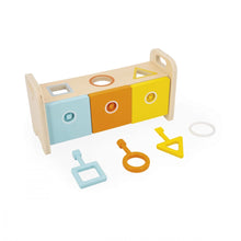 Load image into Gallery viewer, Janod Shape Sorter Box w/Keys
