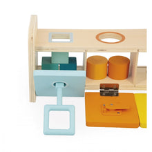 Load image into Gallery viewer, Janod Shape Sorter Box w/Keys