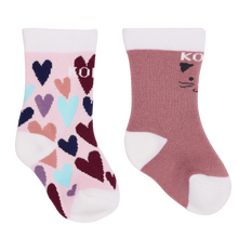 Load image into Gallery viewer, Kombi Adorable Twin Pack Infant Socks