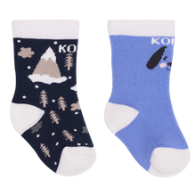 Load image into Gallery viewer, Kombi Adorable Twin Pack Infant Socks