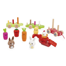 Load image into Gallery viewer, Janod Farm Pull-Along Train