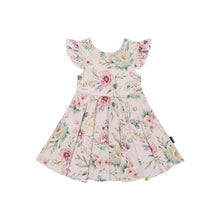 Load image into Gallery viewer, Belan.J Girls Short Sleeve Twirl Dress - Floral Bliss
