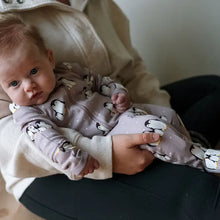 Load image into Gallery viewer, ZippyJamz Huddle & Chill Footed Sleeper - Purple