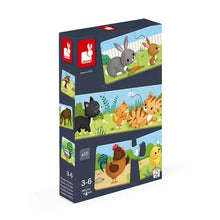 Load image into Gallery viewer, Janod Farm Animal Matching Game