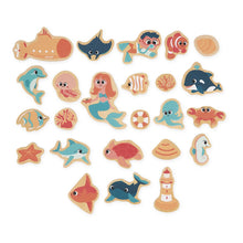 Load image into Gallery viewer, Janod Sea Life Magnets 24 Pieces