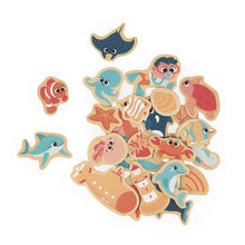 Load image into Gallery viewer, Janod Sea Life Magnets 24 Pieces