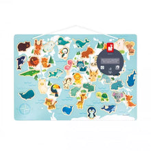 Load image into Gallery viewer, Janod My Minikids Magnetic Puzzle - World Map