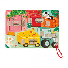 Load image into Gallery viewer, Janod Padlocks Board - The Farm