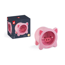 Load image into Gallery viewer, Janod Wooden Piggy Money Box
