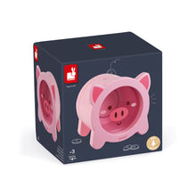 Load image into Gallery viewer, Janod Wooden Piggy Money Box