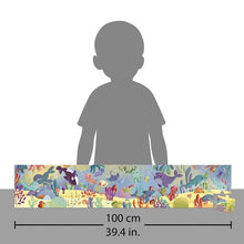 Load image into Gallery viewer, Janod 36pc Panoramic Puzzle - Sea Animals