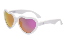Load image into Gallery viewer, Babiators Sweethearts Sunglasses - White w/ Pink Mirror Lens