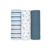 Load image into Gallery viewer, Lulujo Cotton Muslin Receiving Blanket - 3 Pack