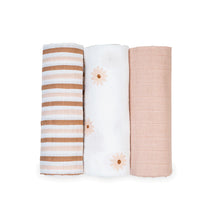 Load image into Gallery viewer, Lulujo Cotton Muslin Receiving Blanket - 3 Pack
