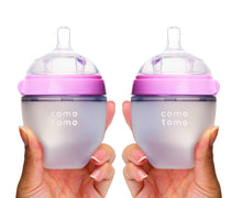 Load image into Gallery viewer, Comotomo Silicone Baby Bottle 2 Pack (5oz/150ml)
