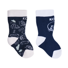 Load image into Gallery viewer, Kombi Adorable Twin Pack Infant Socks