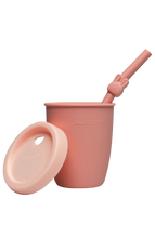 Load image into Gallery viewer, Loulou Lollipop Born to be Wild Kids Cup with Straw
