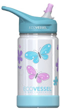 Load image into Gallery viewer, EcoVessel Frost - 12 oz Insulated Stainless Steel Water Bottle with Straw