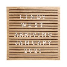 Load image into Gallery viewer, Pearhead Letterboard Set - Natural Wood