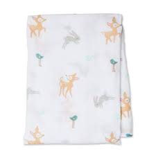 Lulujo Cotton Muslin Swaddle Blanket