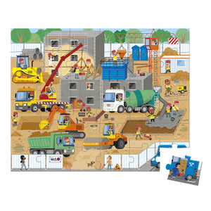 Janod Construction Site Puzzle - 36 PCS