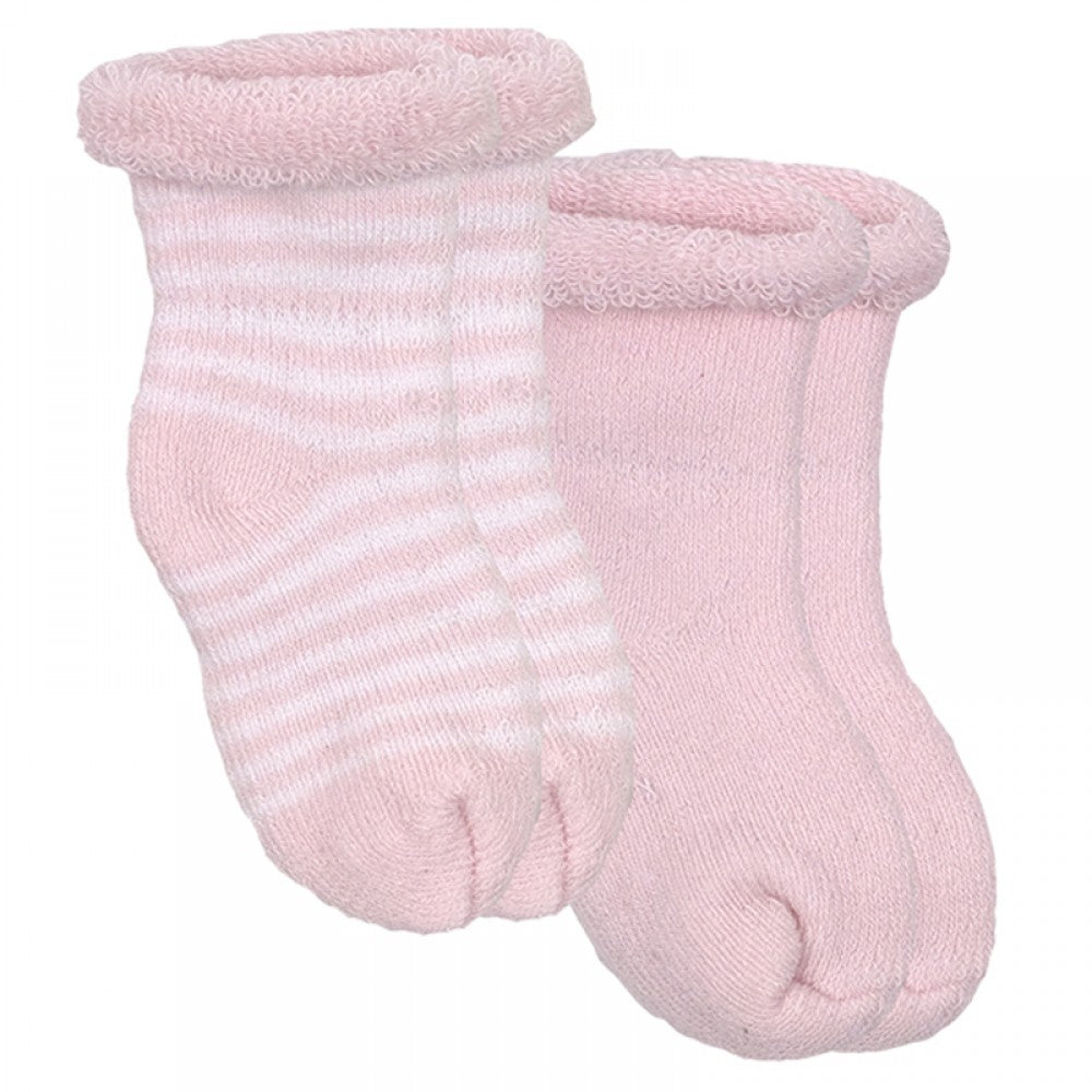 Kushies Newborn Socks - Pastel Pink