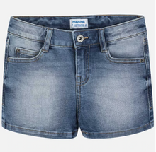 Load image into Gallery viewer, Mayoral Girls Denim Shorts

