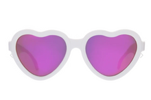 Load image into Gallery viewer, Babiators Sweethearts Sunglasses - White w/ Pink Mirror Lens