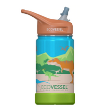 Load image into Gallery viewer, EcoVessel Frost - 12 oz Insulated Stainless Steel Water Bottle with Straw