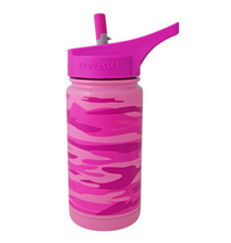 Load image into Gallery viewer, EcoVessel Scout - 13 oz Insulated Stainless Steel Water Bottle with Straw