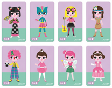 Load image into Gallery viewer, Janod Magneti'book Costumes - Girls