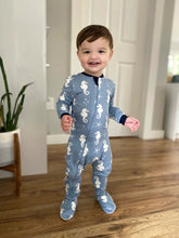 Load image into Gallery viewer, ZippyJamz Baby Boys A B Seahorse Sleeper