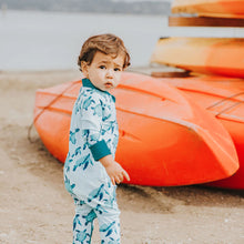 Load image into Gallery viewer, Honeysuckle Swim Sunsuit - Turtley Cute