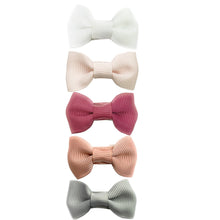 Load image into Gallery viewer, Baby Wisp Charlotte Bow Clips 5PK