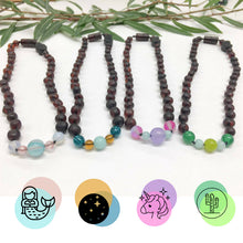Load image into Gallery viewer, Healing Hazel Baltic Amber Teething Necklace - Limited Edition