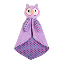 Load image into Gallery viewer, Apple Park Purple Owl Character Blanket