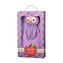 Load image into Gallery viewer, Apple Park Purple Owl Character Blanket