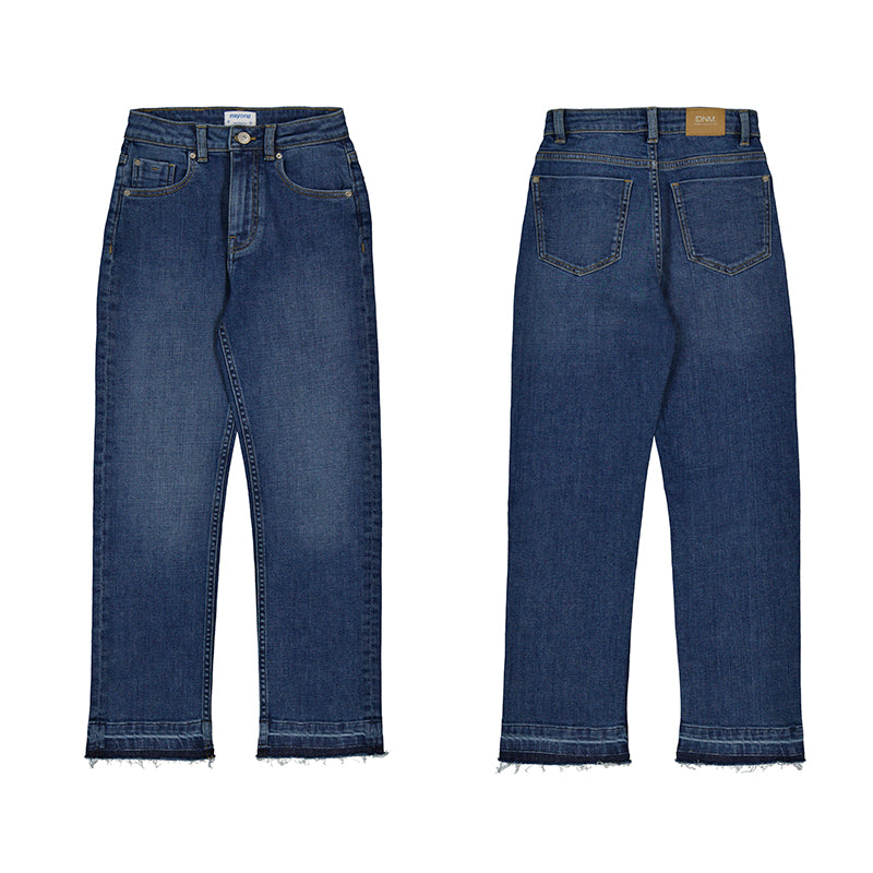 Mayoral Youth Girls Jeans - Dark Wash