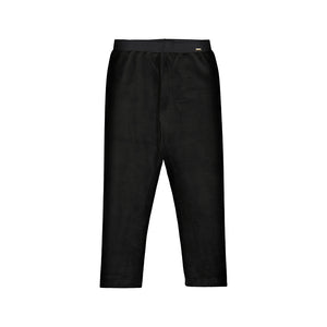 Mayoral Girls Velvet Leggings - Black