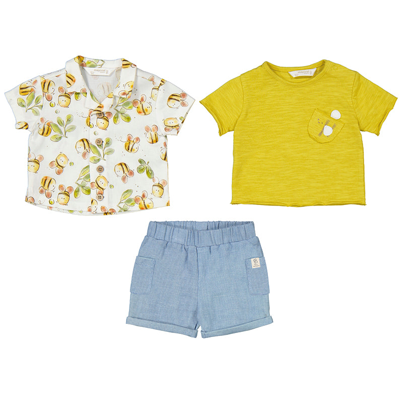 Mayoral Baby Boys Short Set w/Overshirt