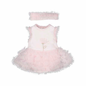 Mayoral Baby Girls Tutu Bodysuit Dress w/Headband - Flower
