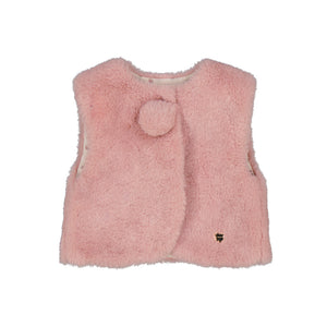 Baby girl fur vest clearance