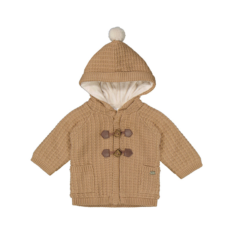 Mayoral Baby Boys Knit Cardigan - Toffee