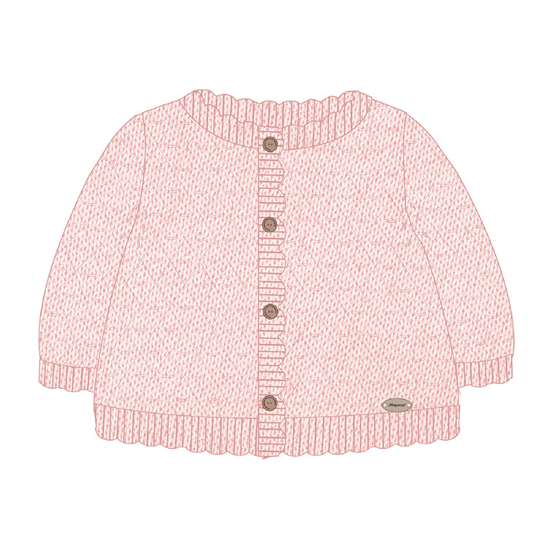 Mayoral Baby Girls Knit Cardigan - Crystal