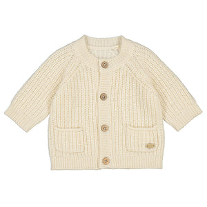 Mayoral Baby Knit Cardigan - Pottery
