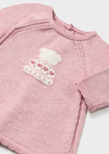 Load image into Gallery viewer, Mayoral Baby Girls Knit Dress with Headband - Quartz
